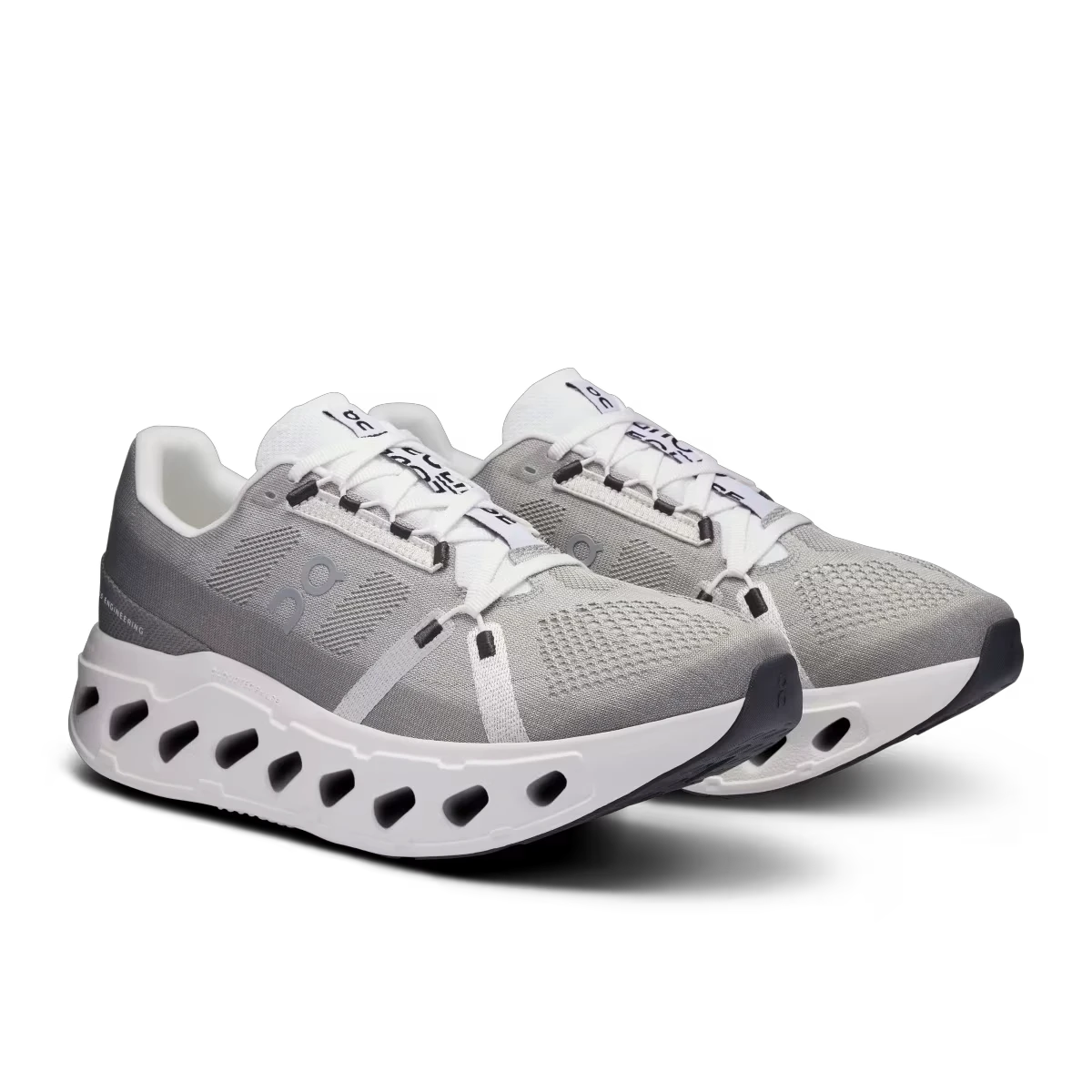 6. On - pantofi alergare - Cloudeclipse - alb argintiu Alloy | White