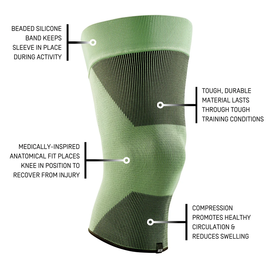 6. CEP - ortho genunchi - Mid Support Compression Knee Sleeve - Verde