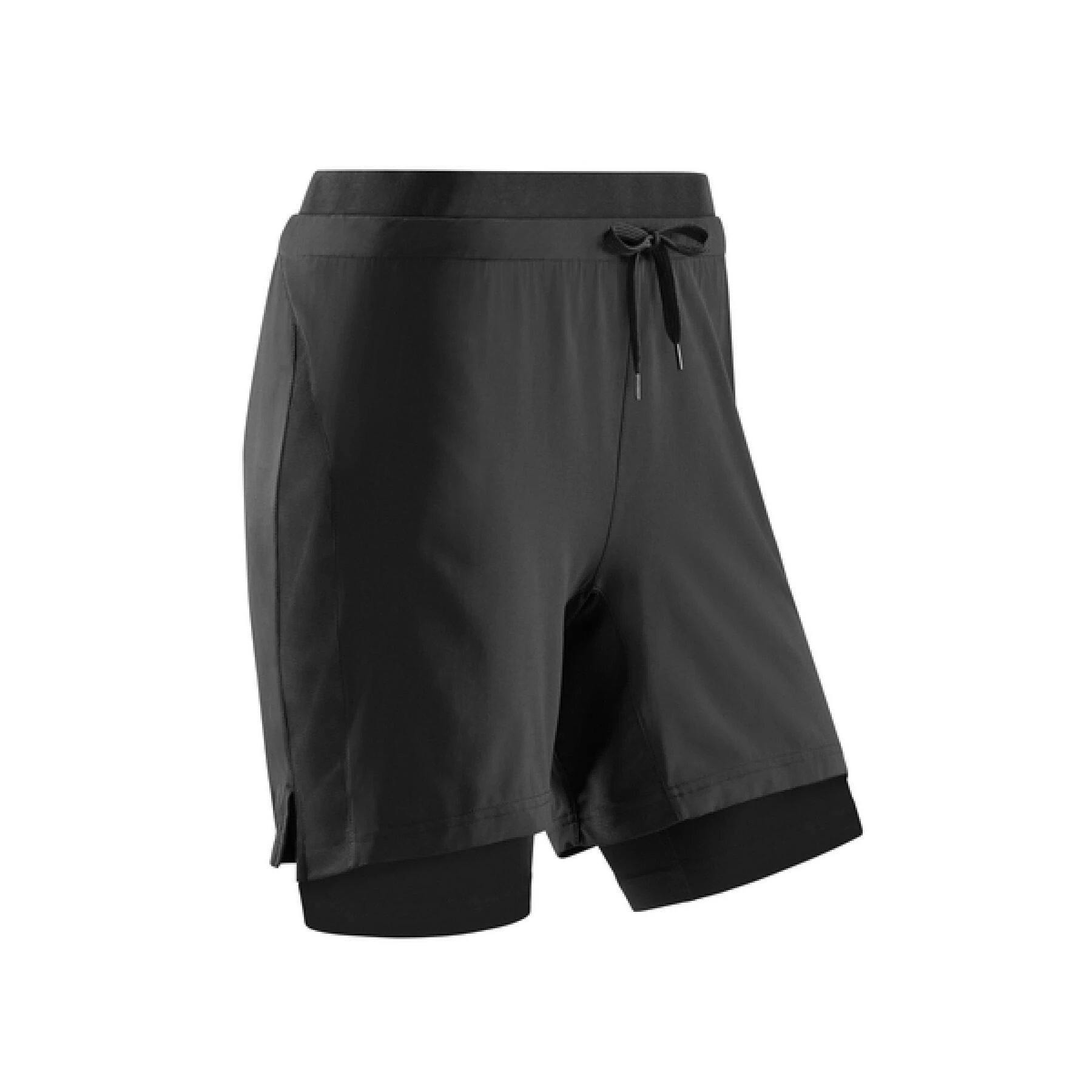 2. CEP - pantaloni scurti 2 in 1 - Training 2in1 Shorts W - Negru