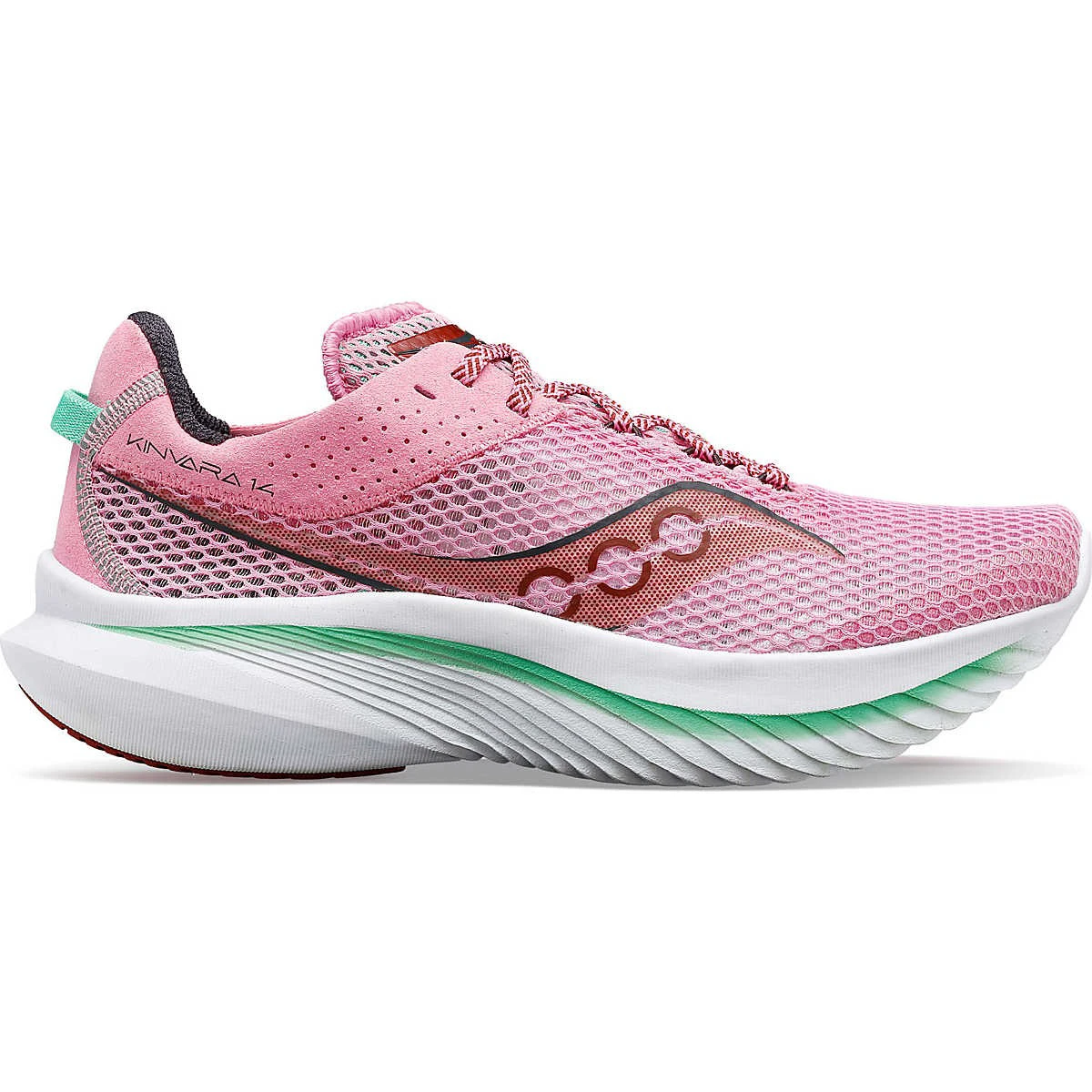 1. Saucony - pantofi alergare pentru femei - Kinvara 14 - peony | sprig