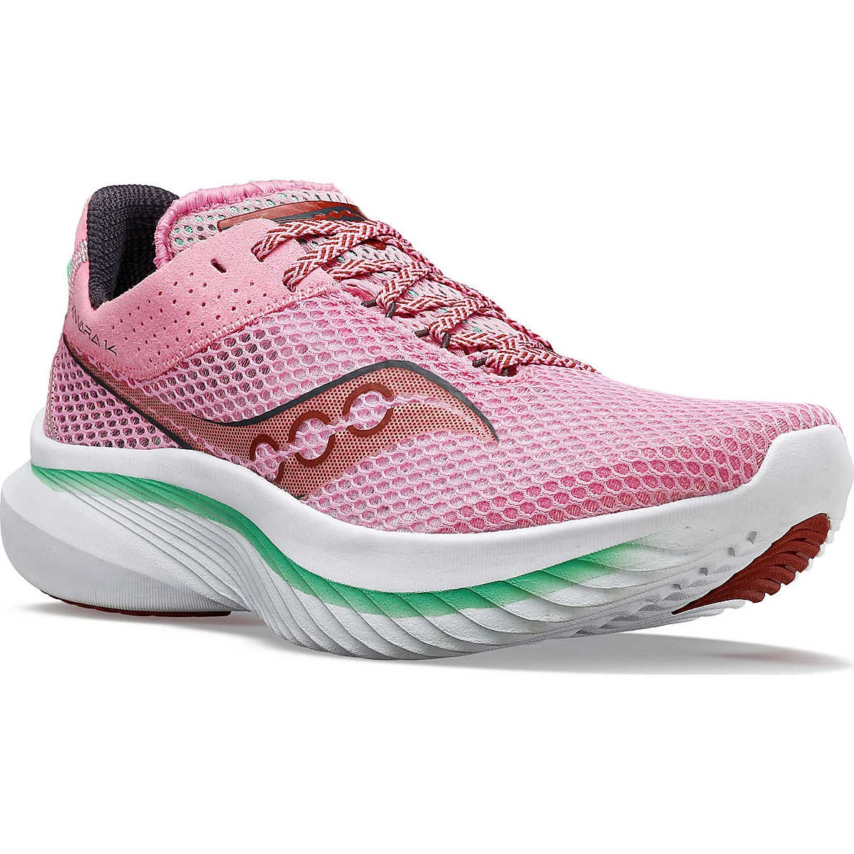 5. Saucony - pantofi alergare pentru femei - Kinvara 14 - peony | sprig