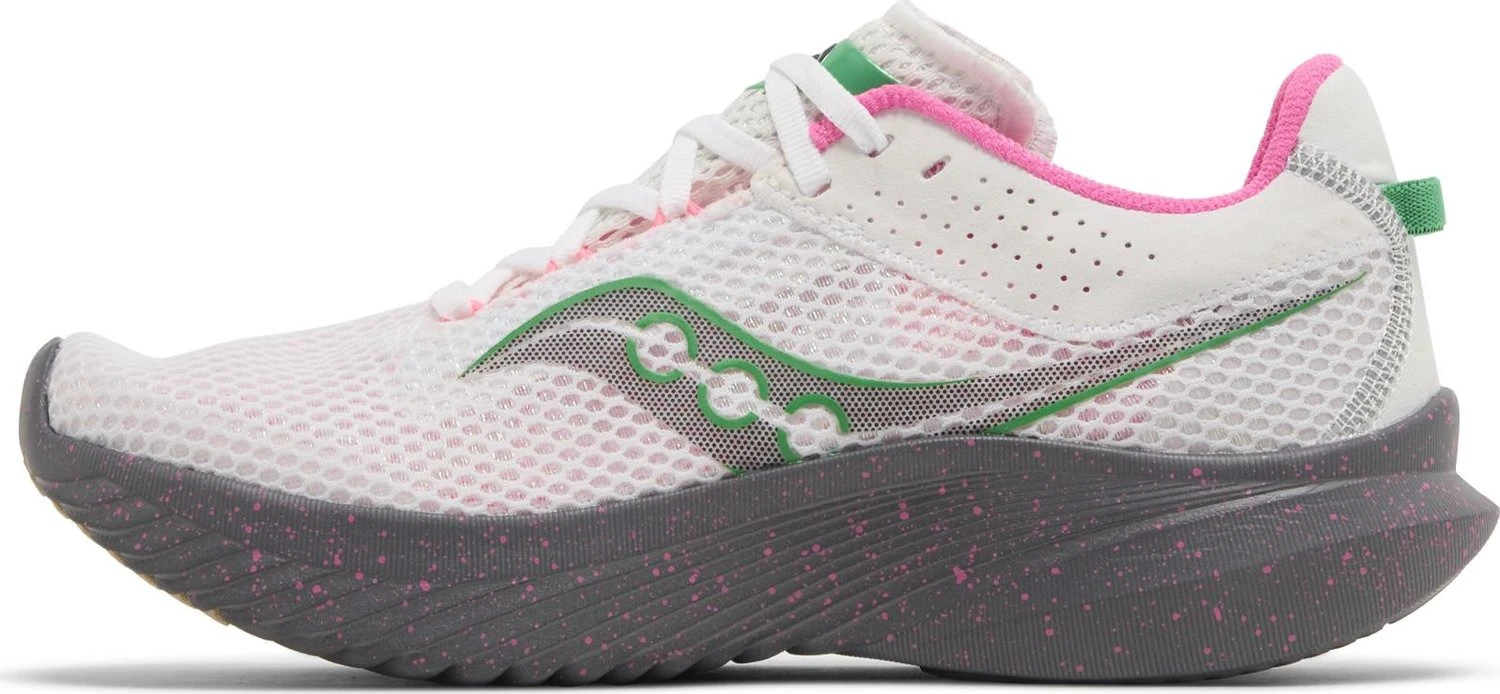 5. Saucony - pantofi alergare pentru femei - Kinvara 14 - white | gravel