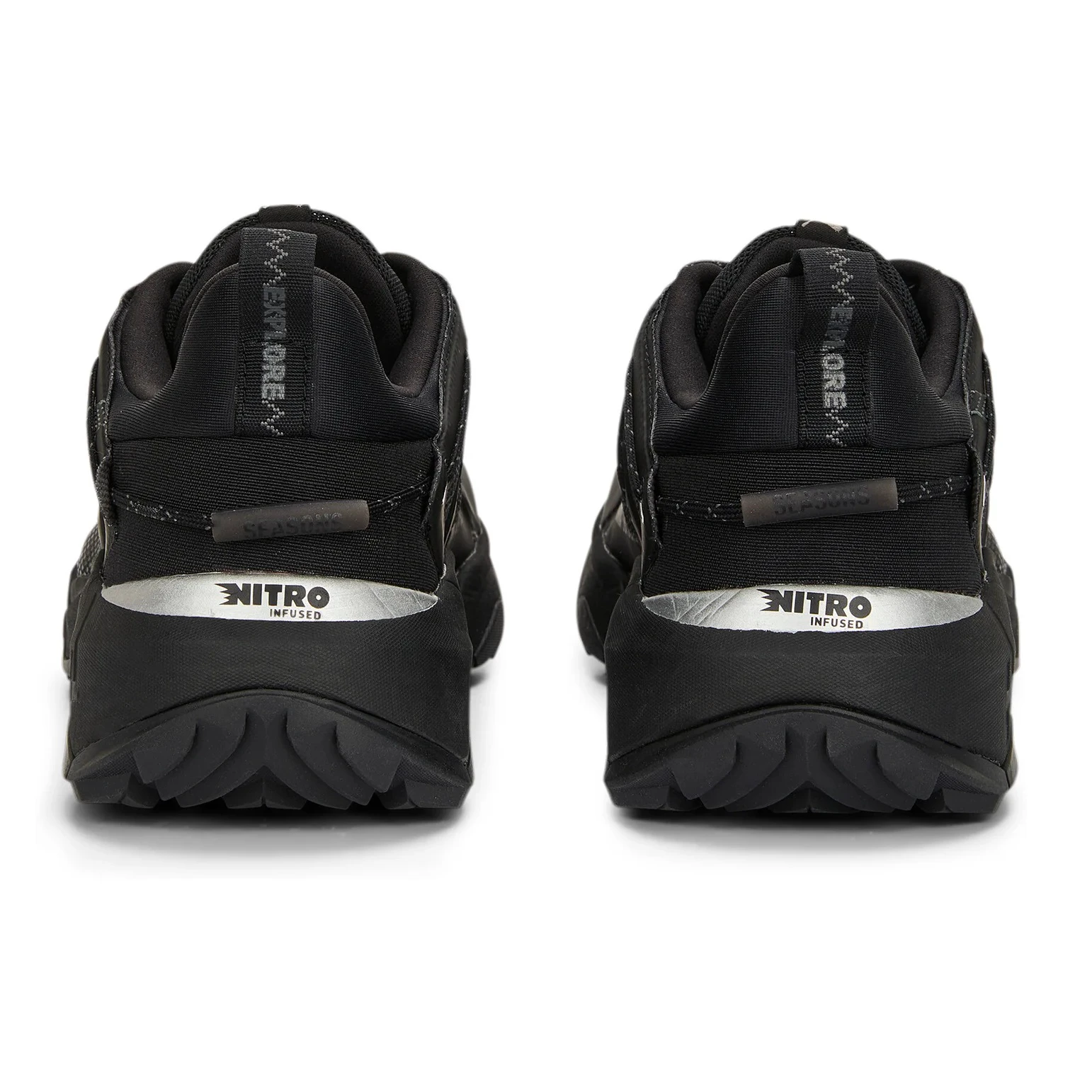 3. Puma - pantofi alergare trail pentru barbati Explore NITRO GTX - negri gri argintiu