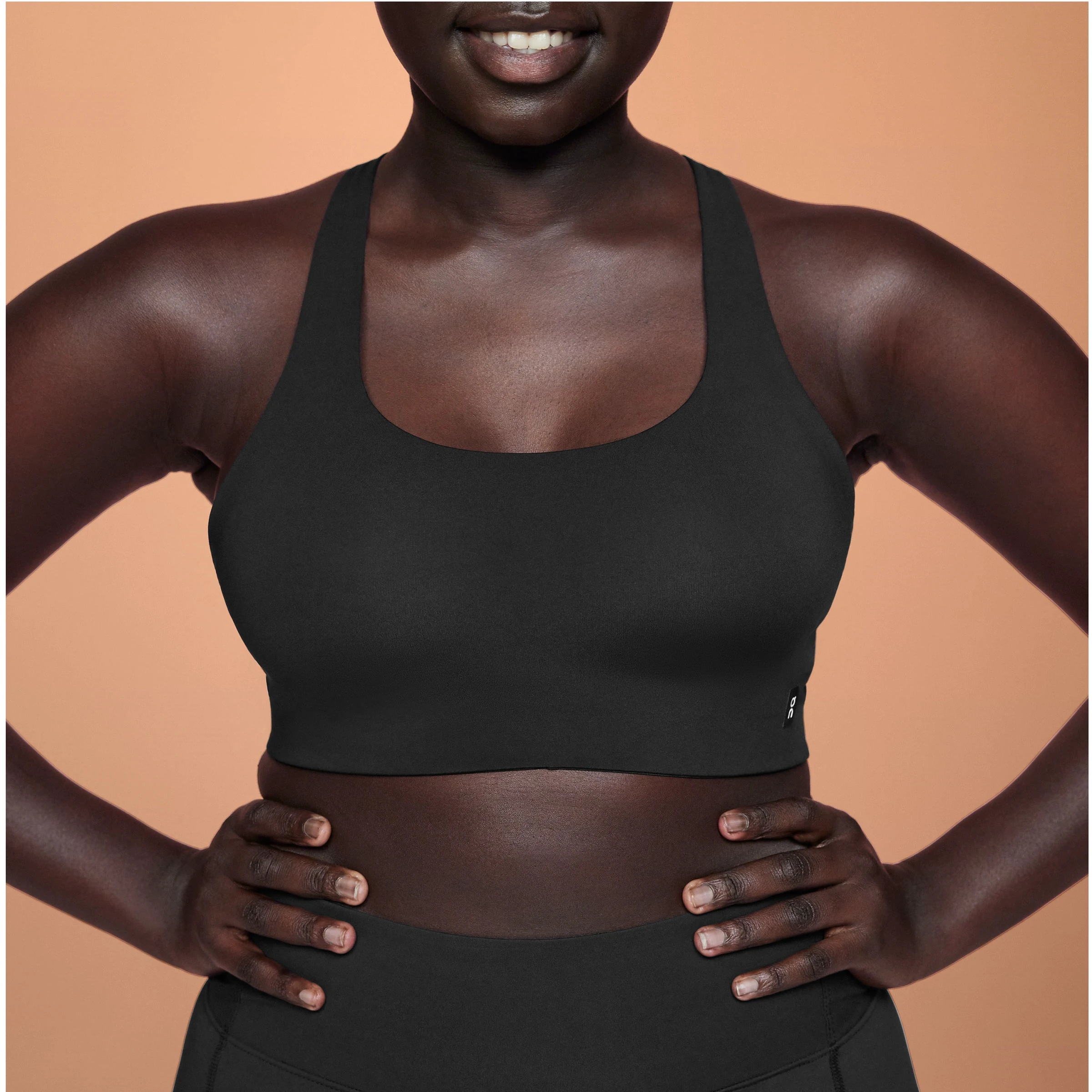 7. On Cloud - bustiera sport femei Active new Bra - negru