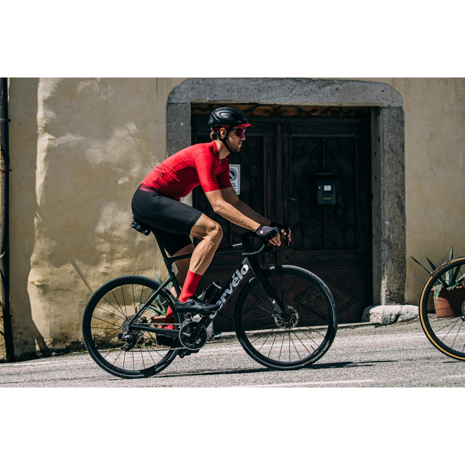 14. Castelli - tricou ciclism cu maneca scurta pentru barbati Espresso Jersey - verde inchis kaki
