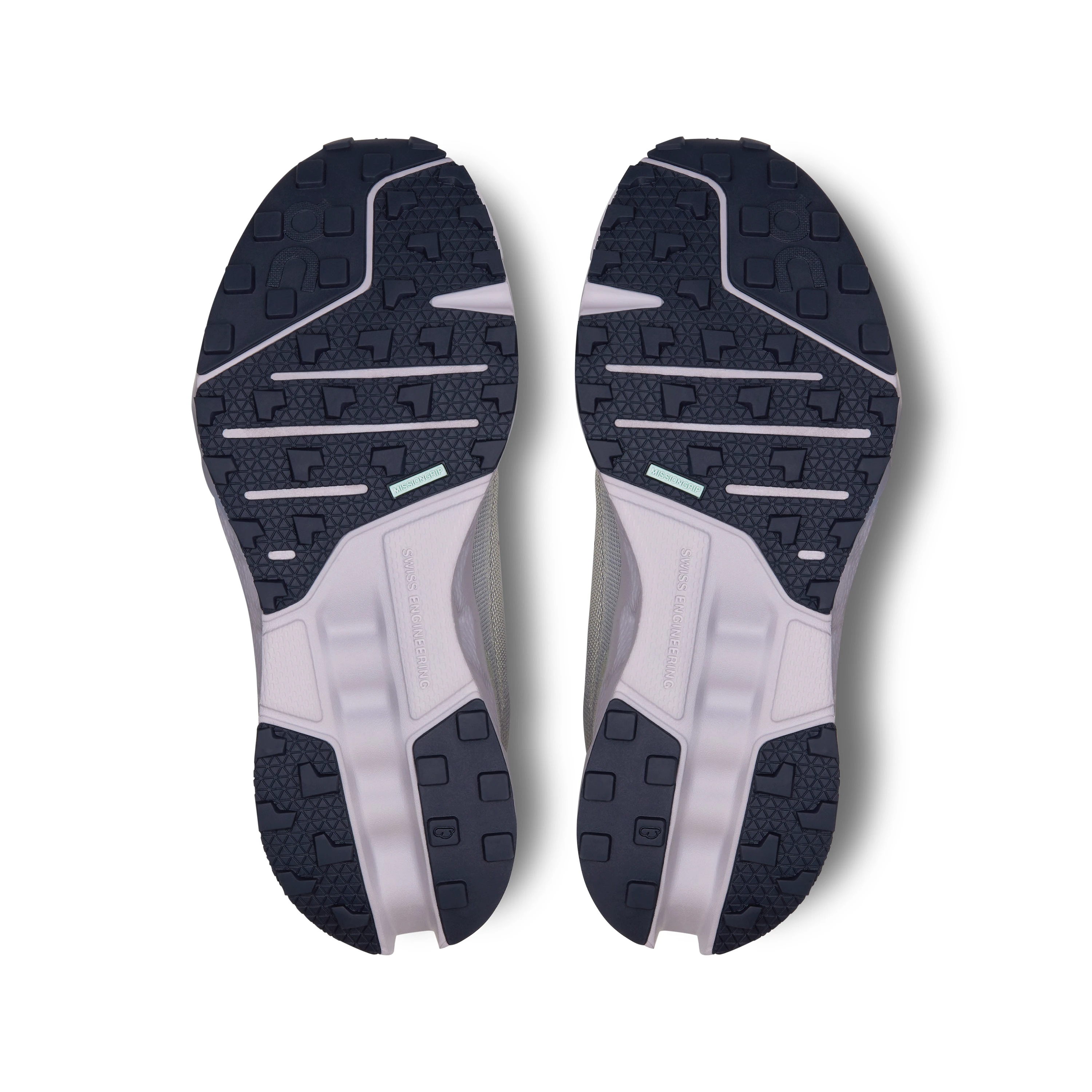 3. On - pantofi alergare trail - Cloudsurfer Trail W - mov gri deschis alb