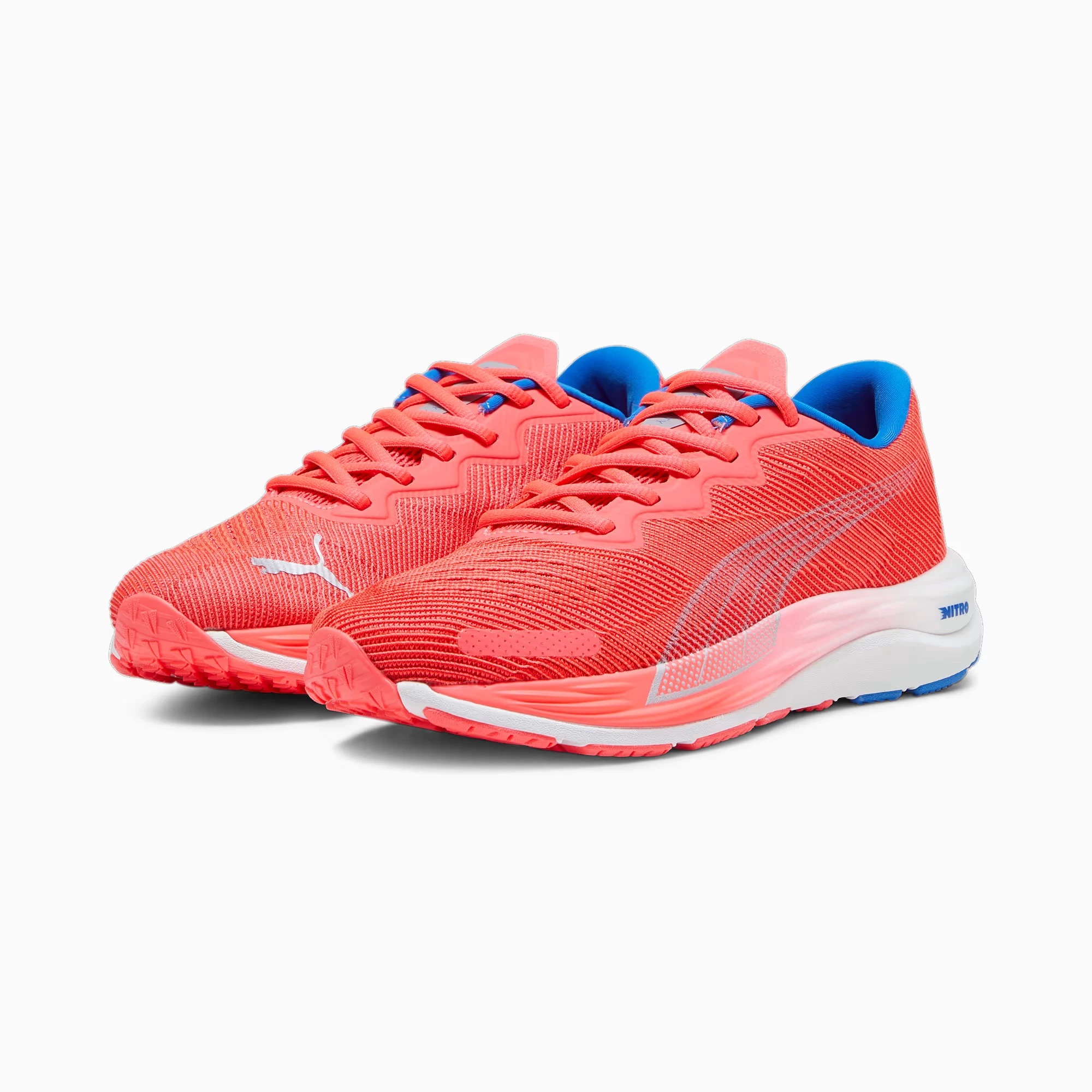 6. Puma - pantofi alergare pentru femei Velocity Nitro 2 - portocaliu Orhidee alb albastru Ultra