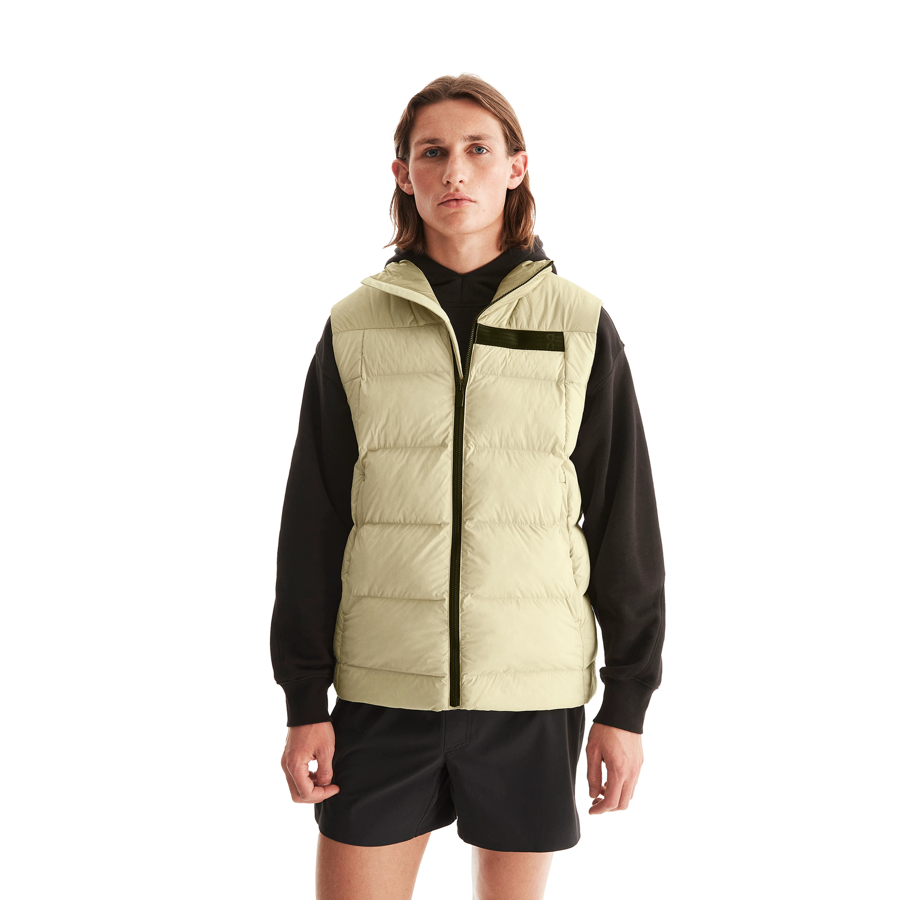 2. On Cloud - vesta puf vreme rece pentru barbati Challenger Vest - verde deschis andiva