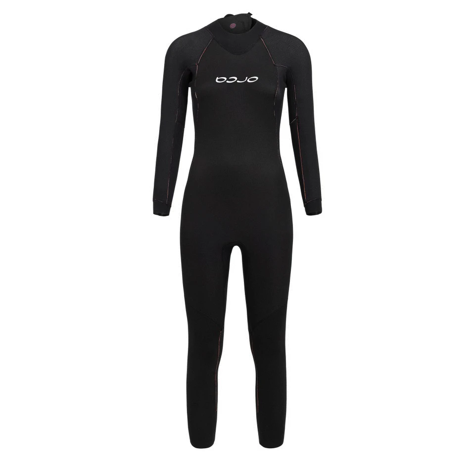 3. Orca - costum neopren ape deschise pentru femei vizibilitate sporita W Vitalis OpenWater HI VIS wetsuit - negru portocaliu