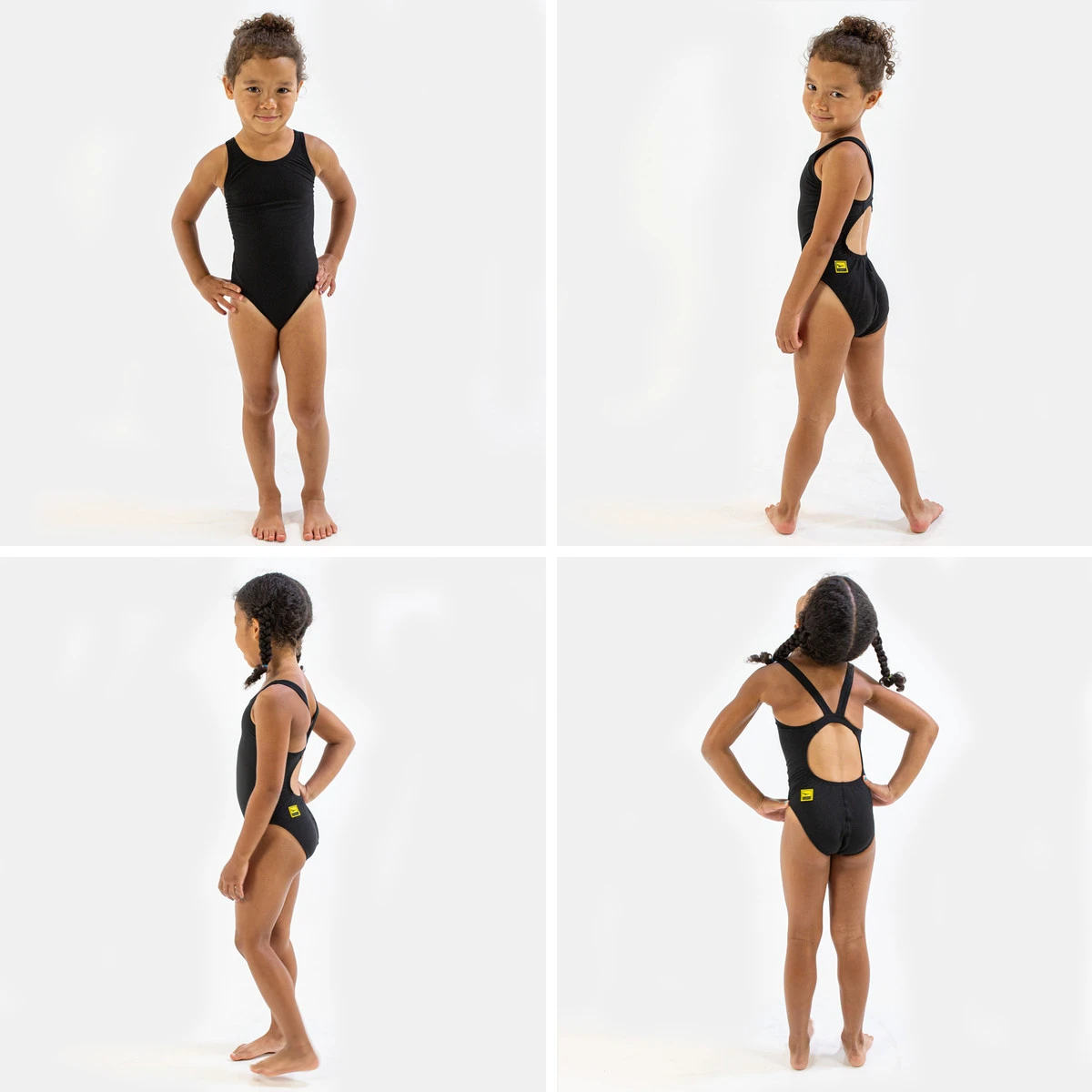 2. Finis - Costum de baie intreg Fete Bladeback - albastru intens afine