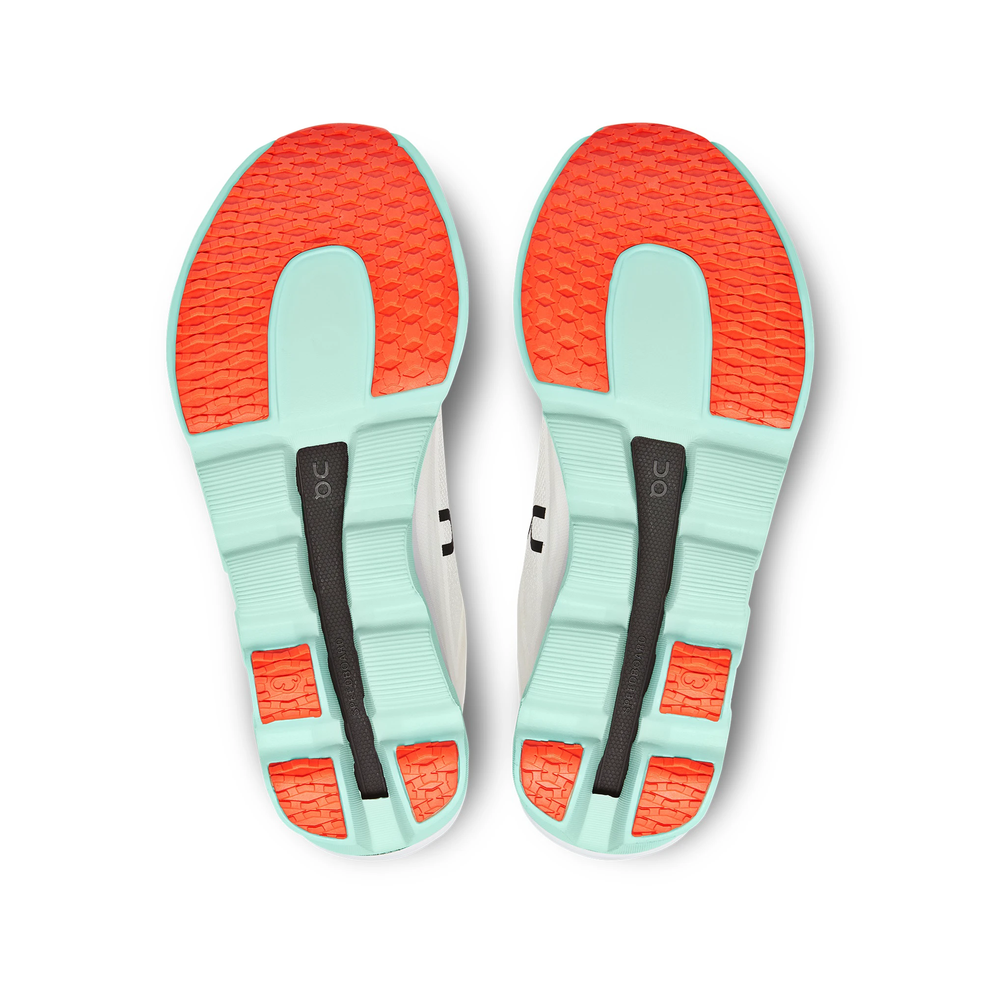 4. On Cloudboom Echo pantofi alergare maraton pentru femei - alb verde menta negru