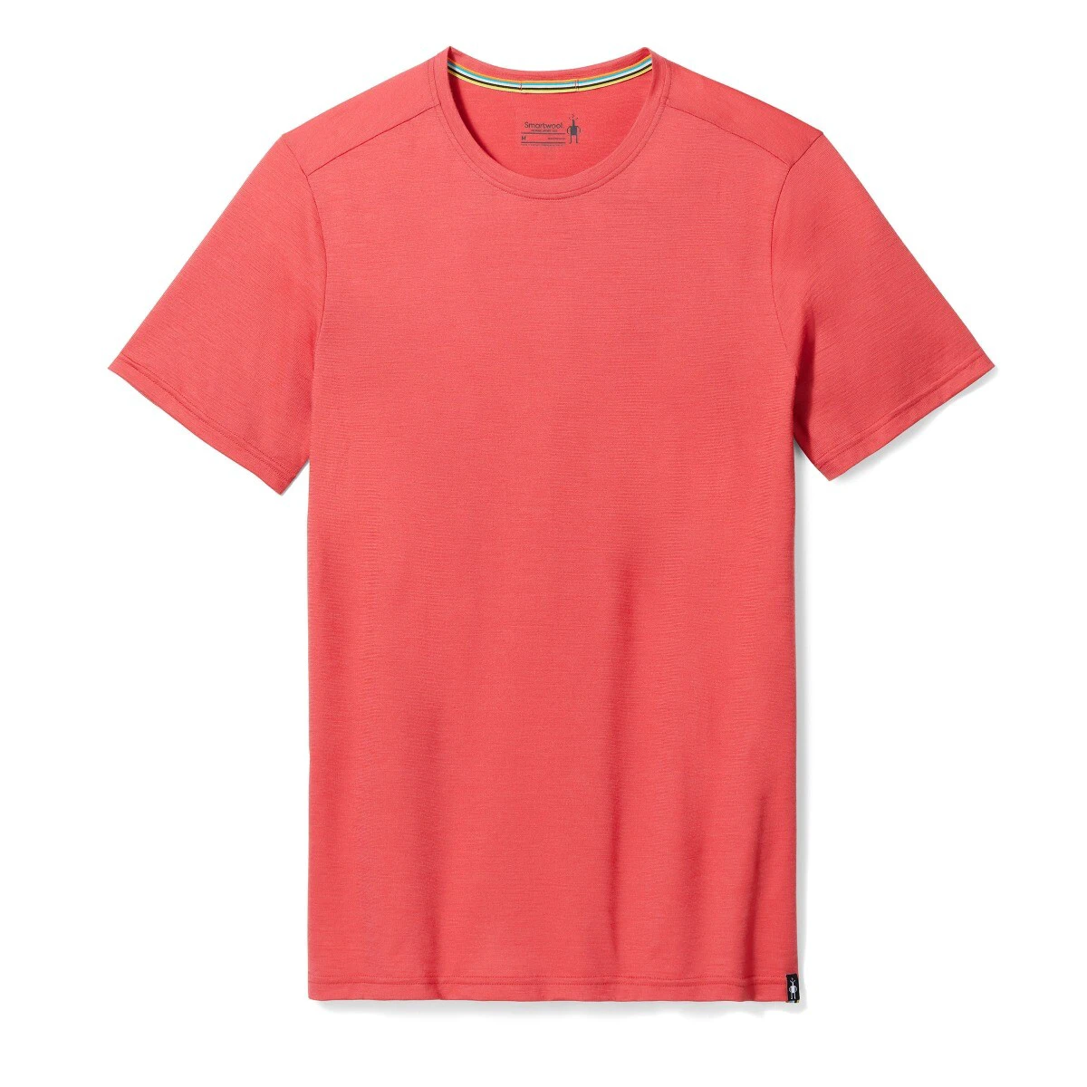 1. Smartwool - tricou sport barbati maneca scurta Short Sleeve Tee Slim Fit tee - rosu deschis pamant
