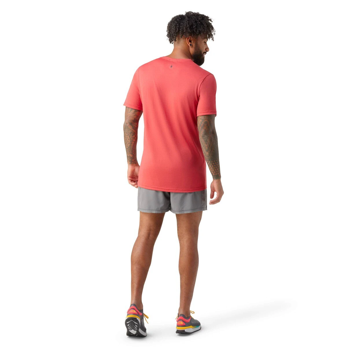3. Smartwool - tricou sport barbati maneca scurta Short Sleeve Tee Slim Fit tee - rosu deschis pamant