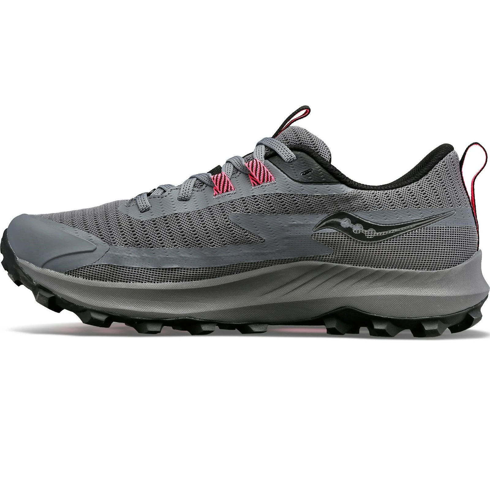 3. Saucony - pantofi alergare pentru femei Peregrine 13 GTX - gri Gravel negru