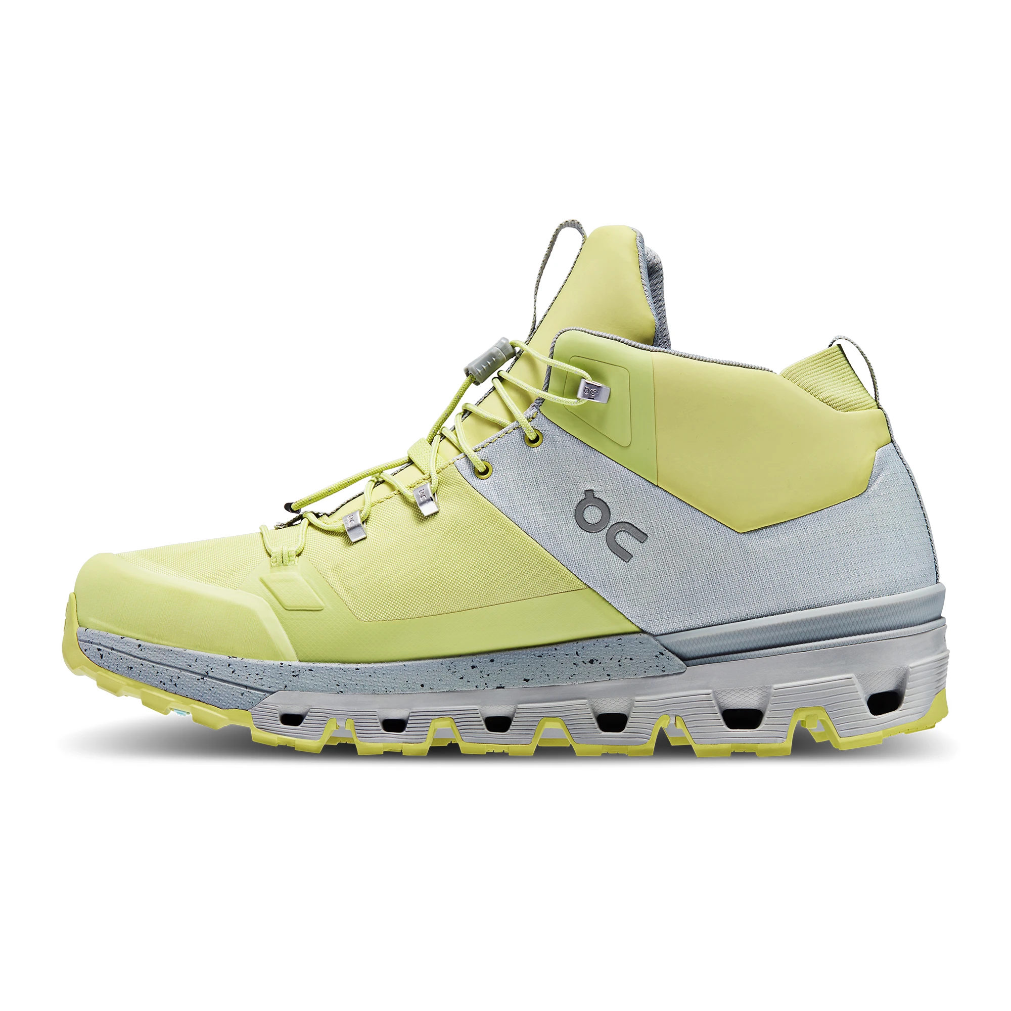 6. On Cloudtrax Waterproof - ghete sport pentru barbati - galben deschis Zest gri Glaciar