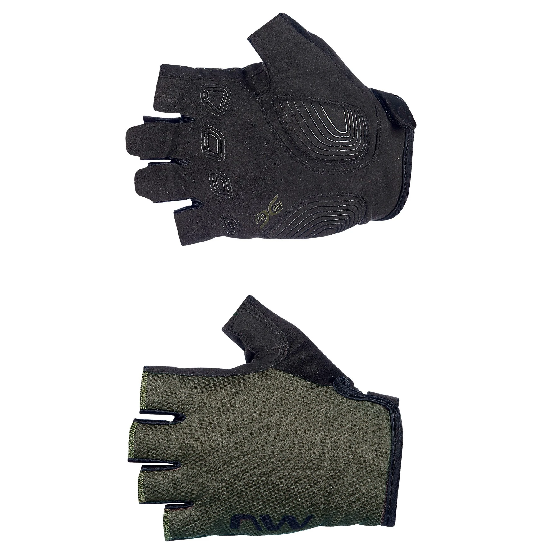 Northwave - manusi degete scurte - Active Short Finger Glove - Green Forest | Black - 59657