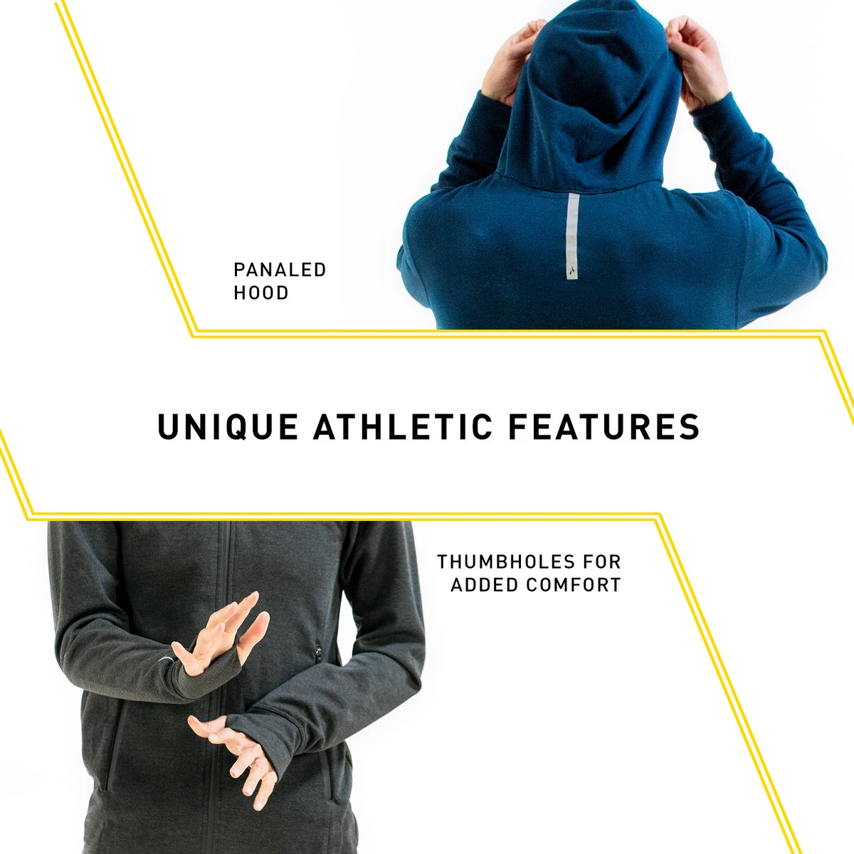 7. Finis - hanorac bumbac cu fermoar pentru barbati Tech Jacket Mens - negru