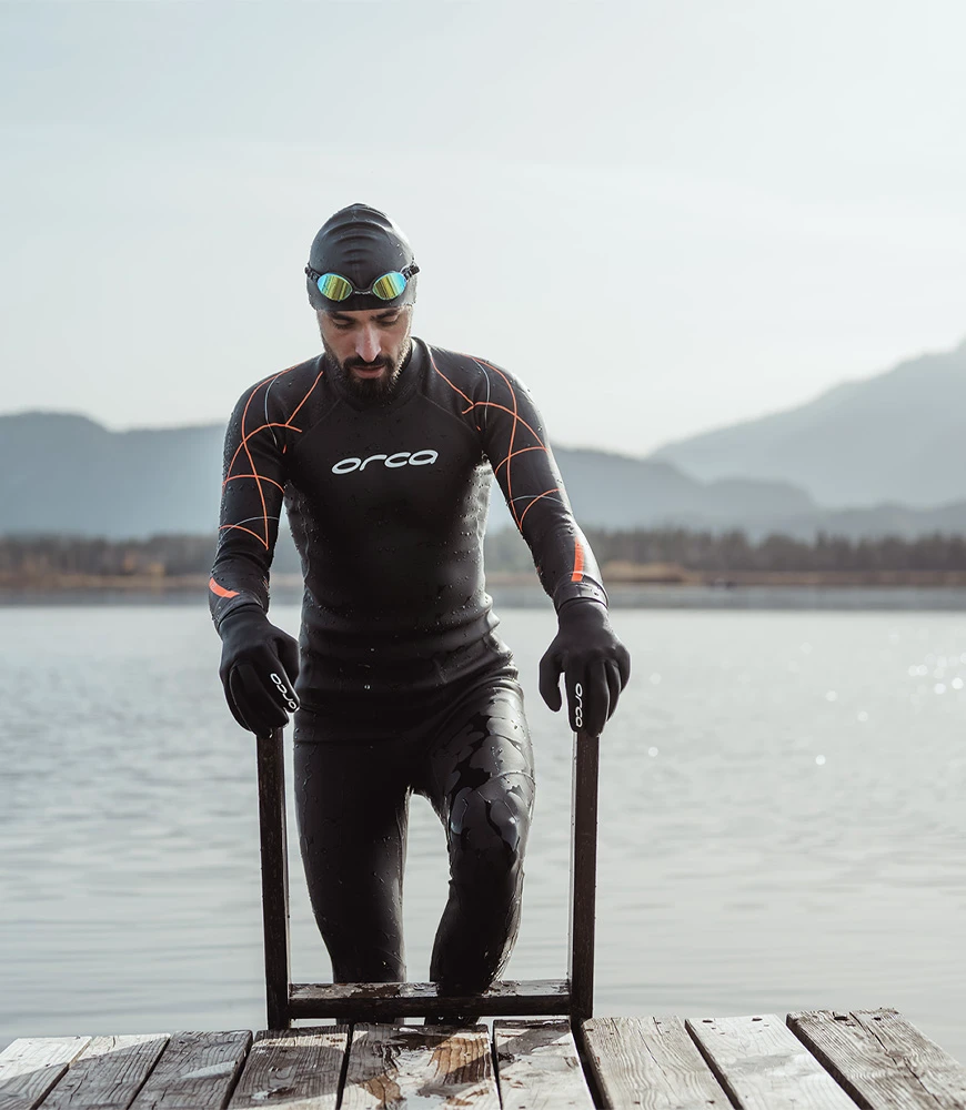 2. Orca - manusi neopren inot unisex - Openwater Gloves - negru