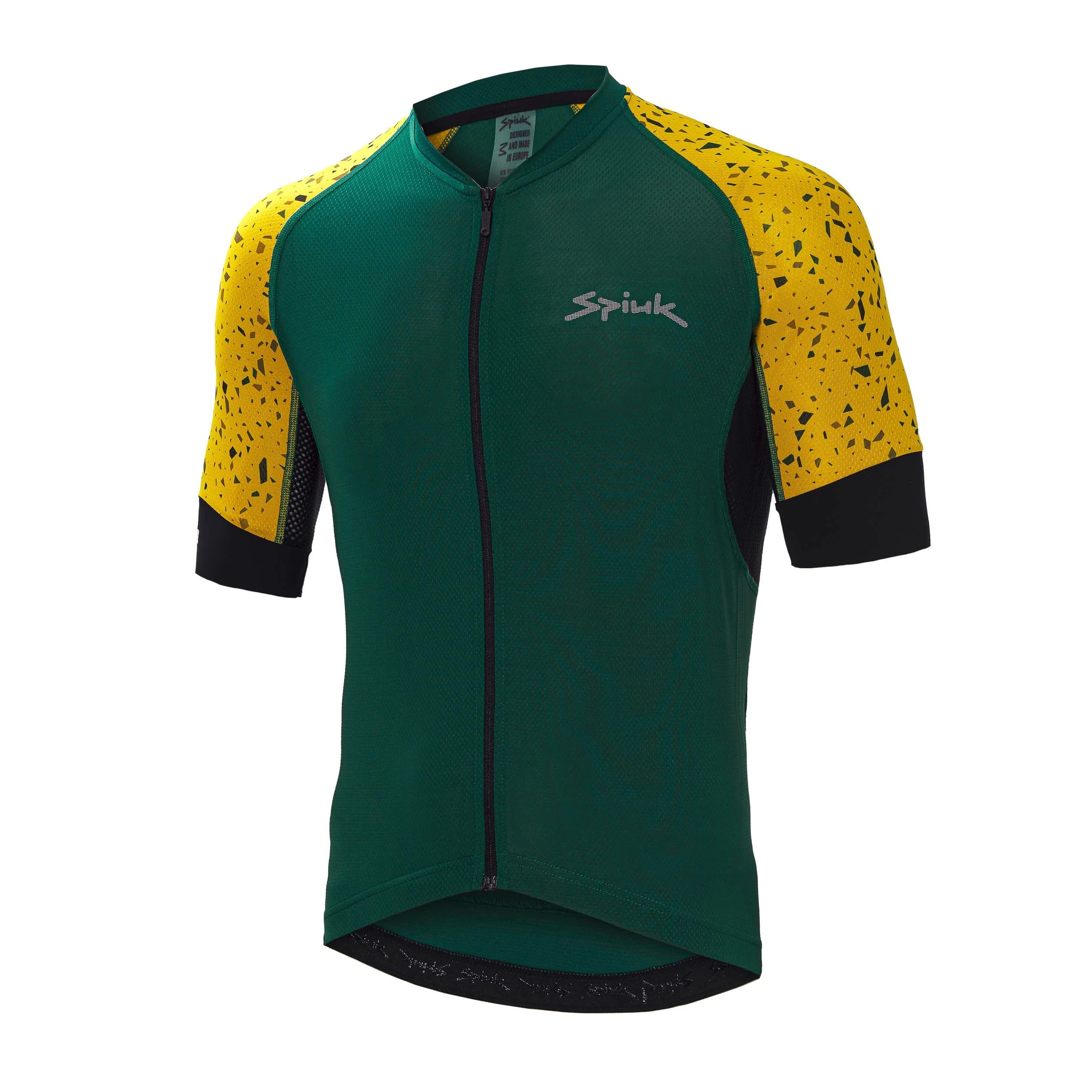 1. Spiuk - Tricou ciclism maneca scurta Helios SS jersey - verde galben