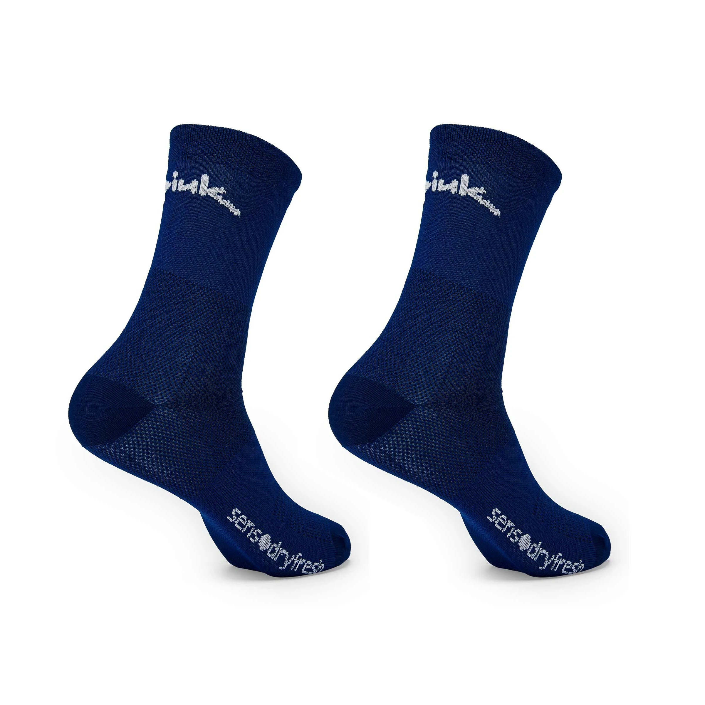 2. Spiuk - Set sosete ciclism medii ANATOMIC medium long 2 socks pack - bleumarin