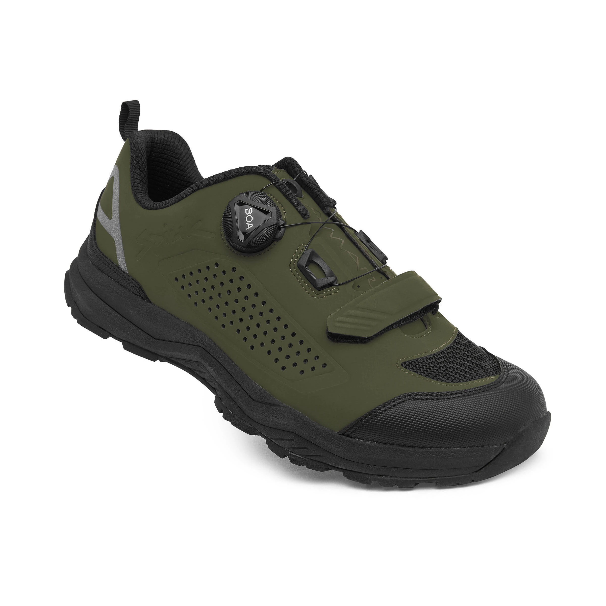 1. Spiuk - Pantofi ciclism MTB AMARA shoes - verde kaki negru