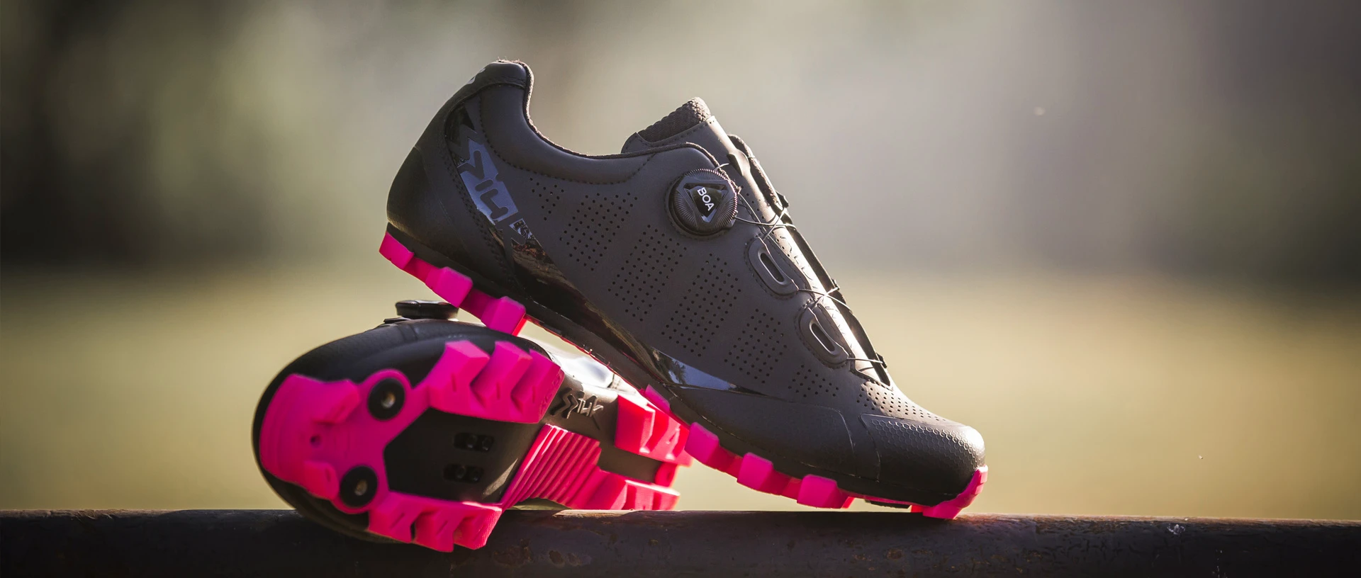 4. Spiuk - Pantofi ciclism MTB ALDAPA MTB shoes - verde kaki negru