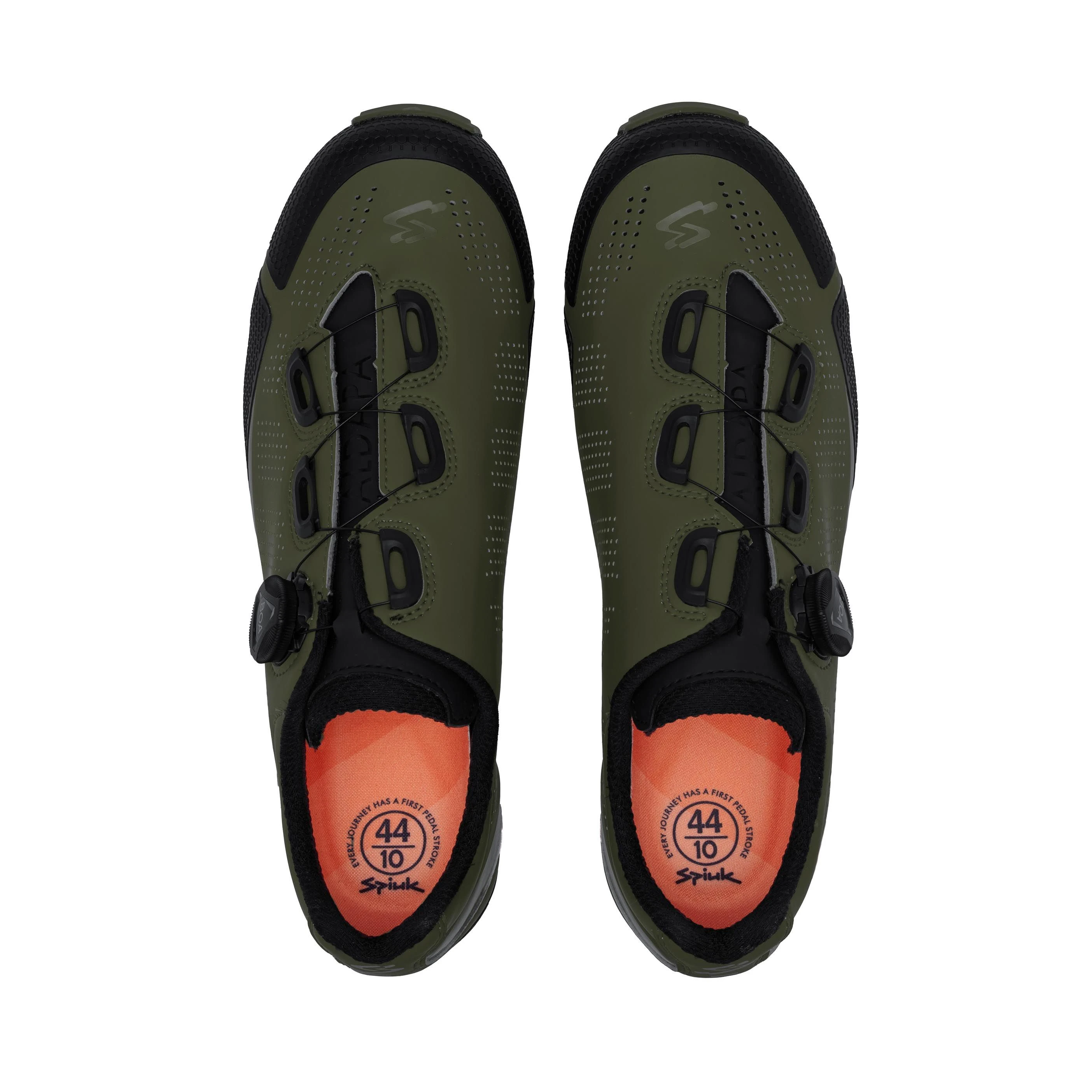 3. Spiuk - Pantofi ciclism MTB ALDAPA MTB shoes - verde kaki negru