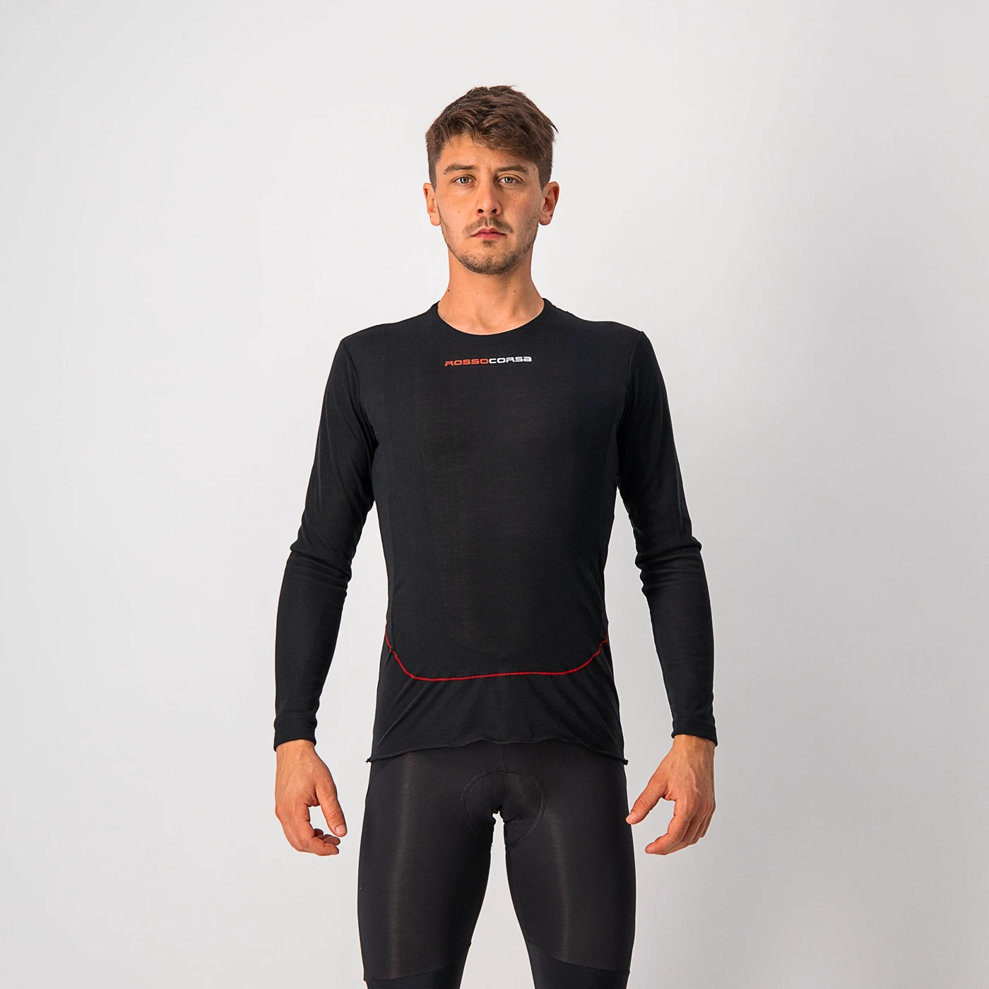 1. Castelli bluza de corp cu maneca lunga Prosecco Tech Long Sleeve - negru