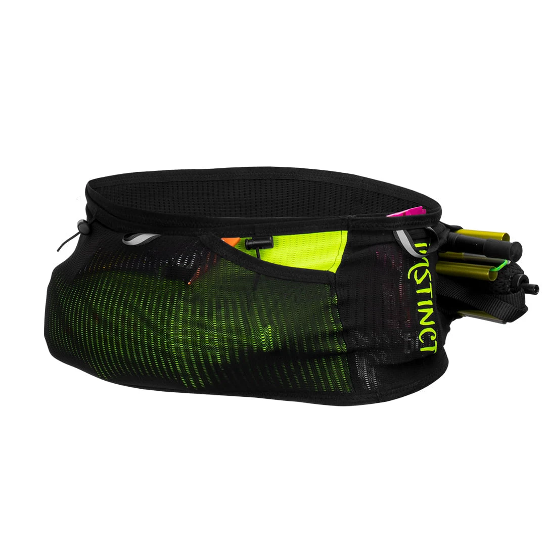 6. Instinct - centura talie Reflex Belt - negru verde fluo