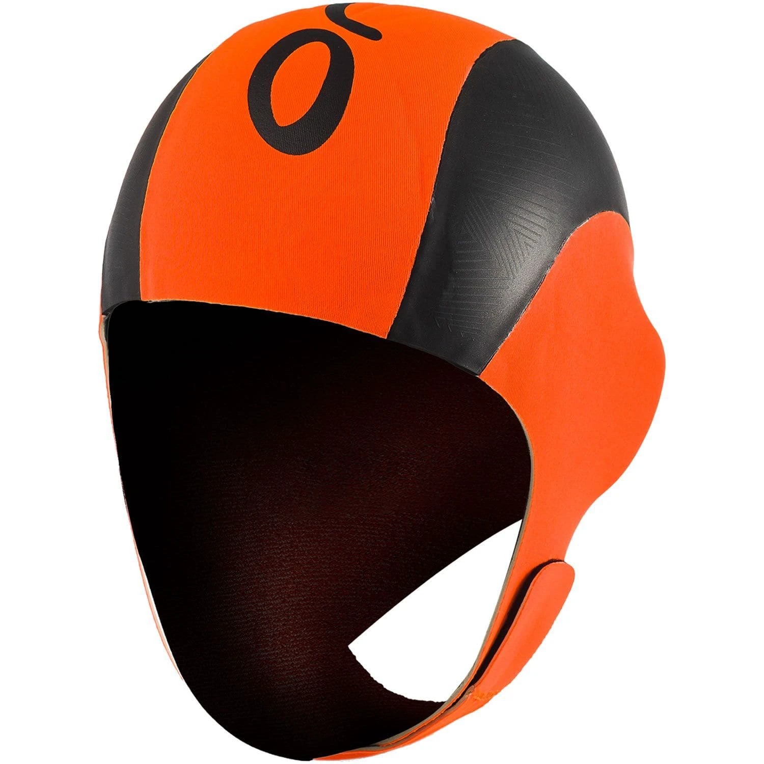 1. Orca - casca din neopren pentru inot Neo Thermal Swimcap - portocaliu negru
