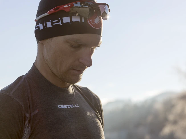 6. Castelli Bluza corp cu maneca lunga Flanders Warm LS - gri