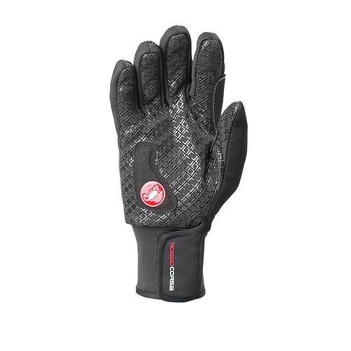 4. Castelli manusi ciclism calduroase cu degete lungi Estremo - negru