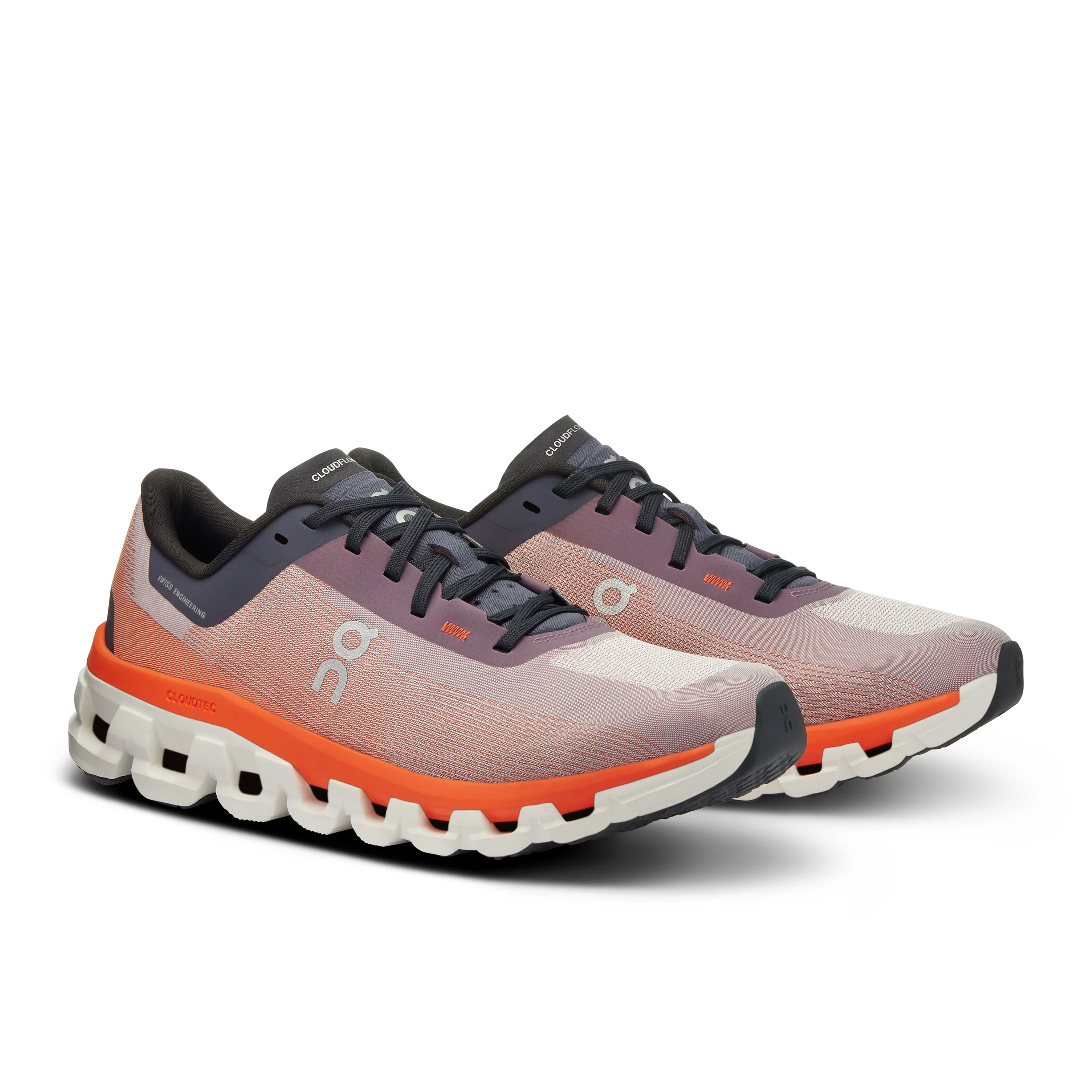 6. On - pantofi alergare - Cloudflow 4 W - Quartz | Flame