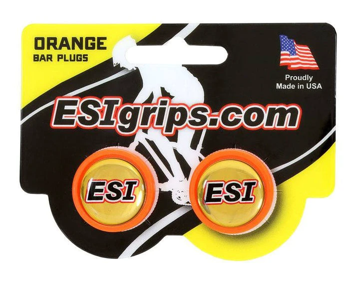 ESI - dopuri de ghidon - bar plugs - portocaliu - 61307