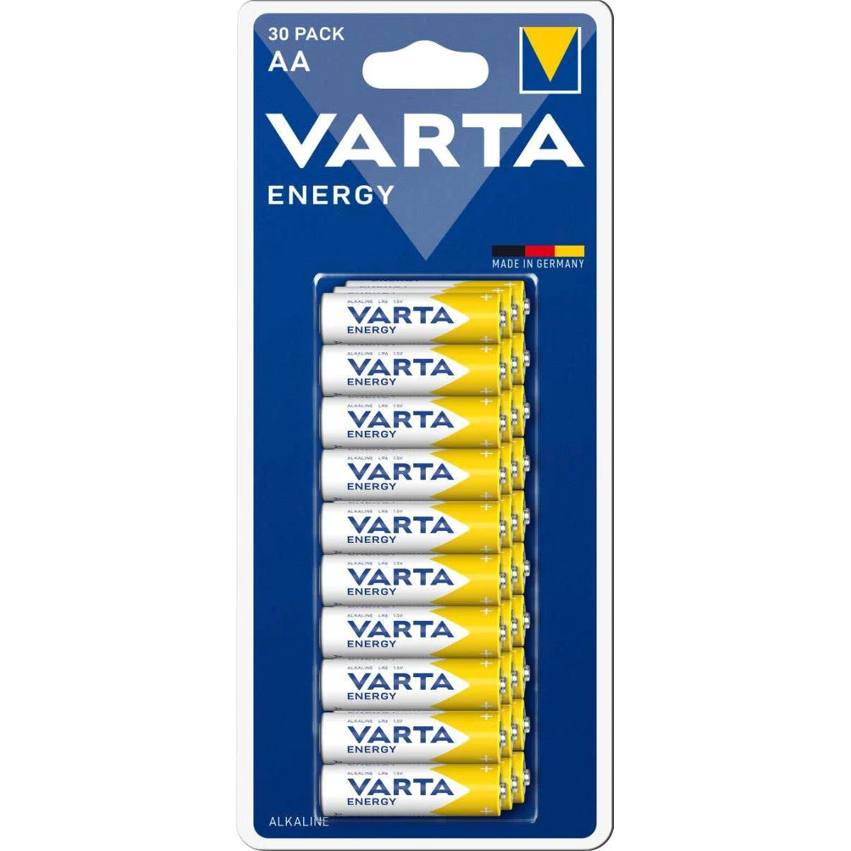 1. Varta - set baterii AA - Energy - 30 buc