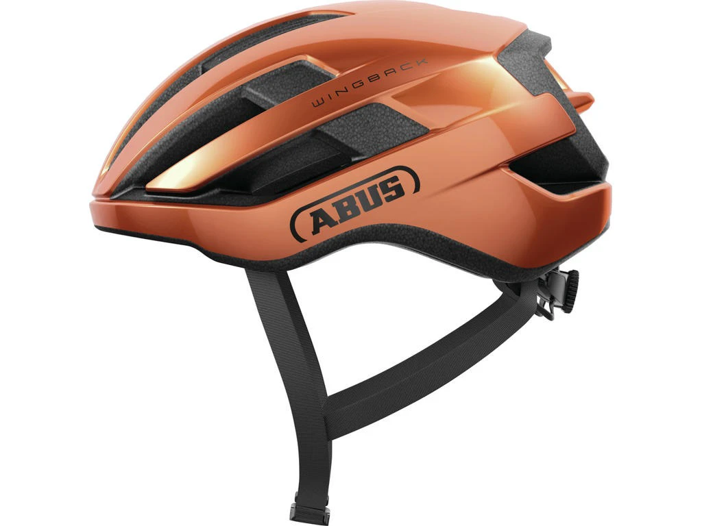 1. Abus - casca unisex - Smiley 3.0 - Goldfish Orange - M