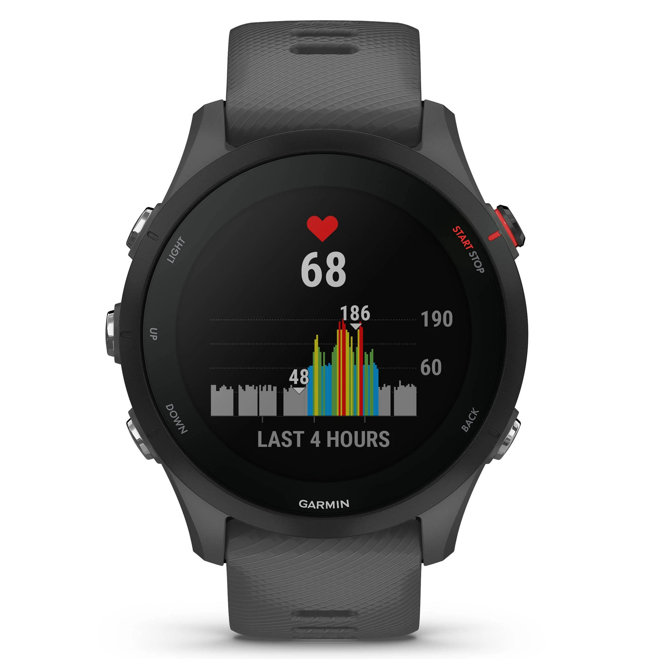 1. Garmin - Forerunner 255 ceas multisport cu GPS - gri