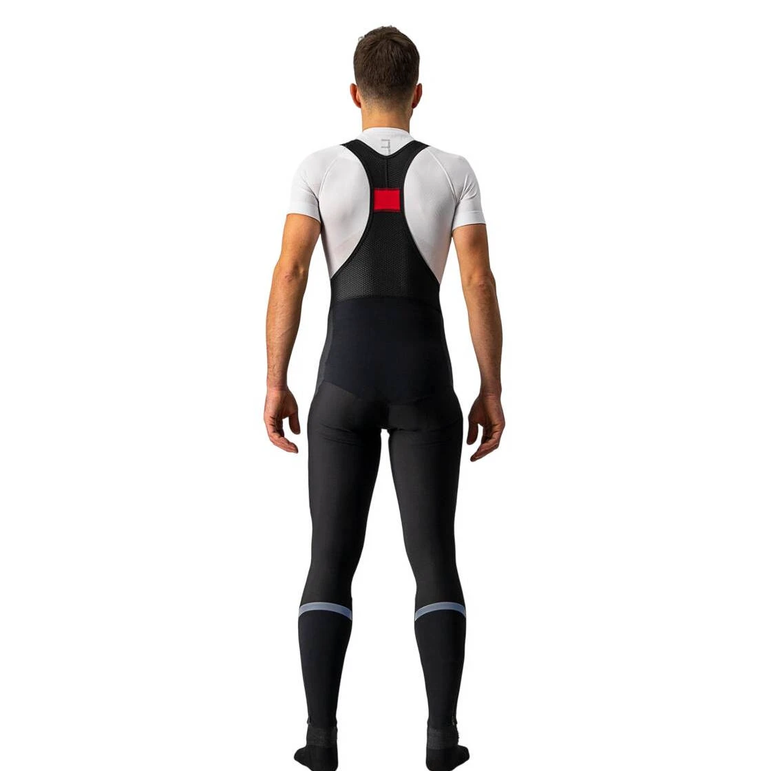 2. Castelli - Pantaloni lungi ciclism cu bretele pentru iarna si vreme rece - Polare 3 - negru