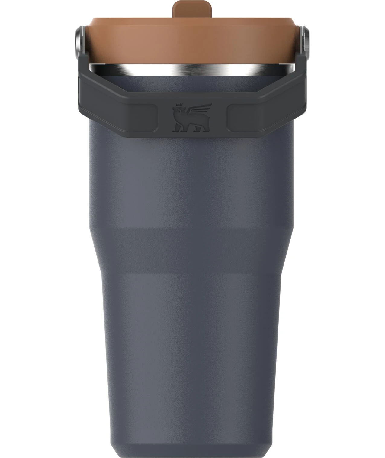 2. Stanley - termos tip sticla cu pai - IceFlow™ Flip Straw Tumbler - 0.6L - gri inchis