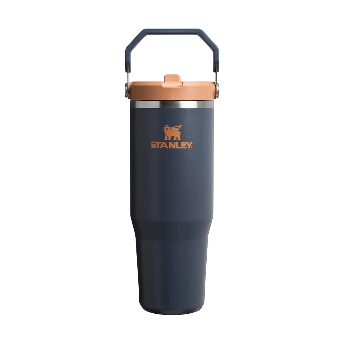 Stanley - termos tip sticla cu pai - Iceflow Flip Straw Tumbler - gri inchis - 0.89 ml - 62123