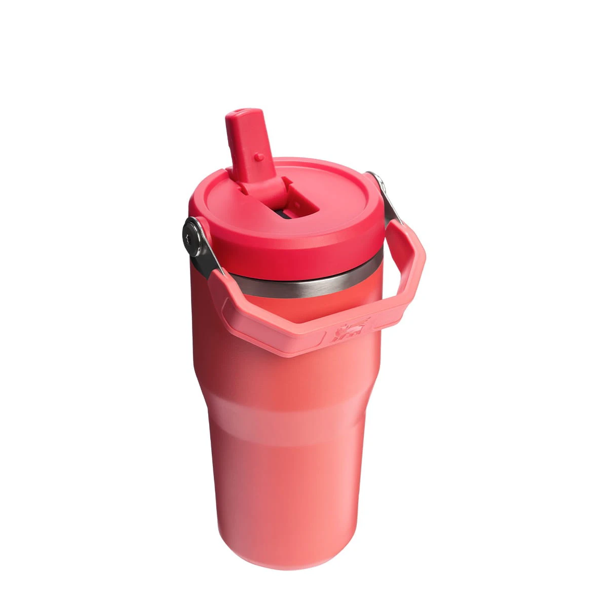 3. Stanley - termos tip sticla cu pai - IceFlow™ Flip Straw Tumbler - 0.6L - corai