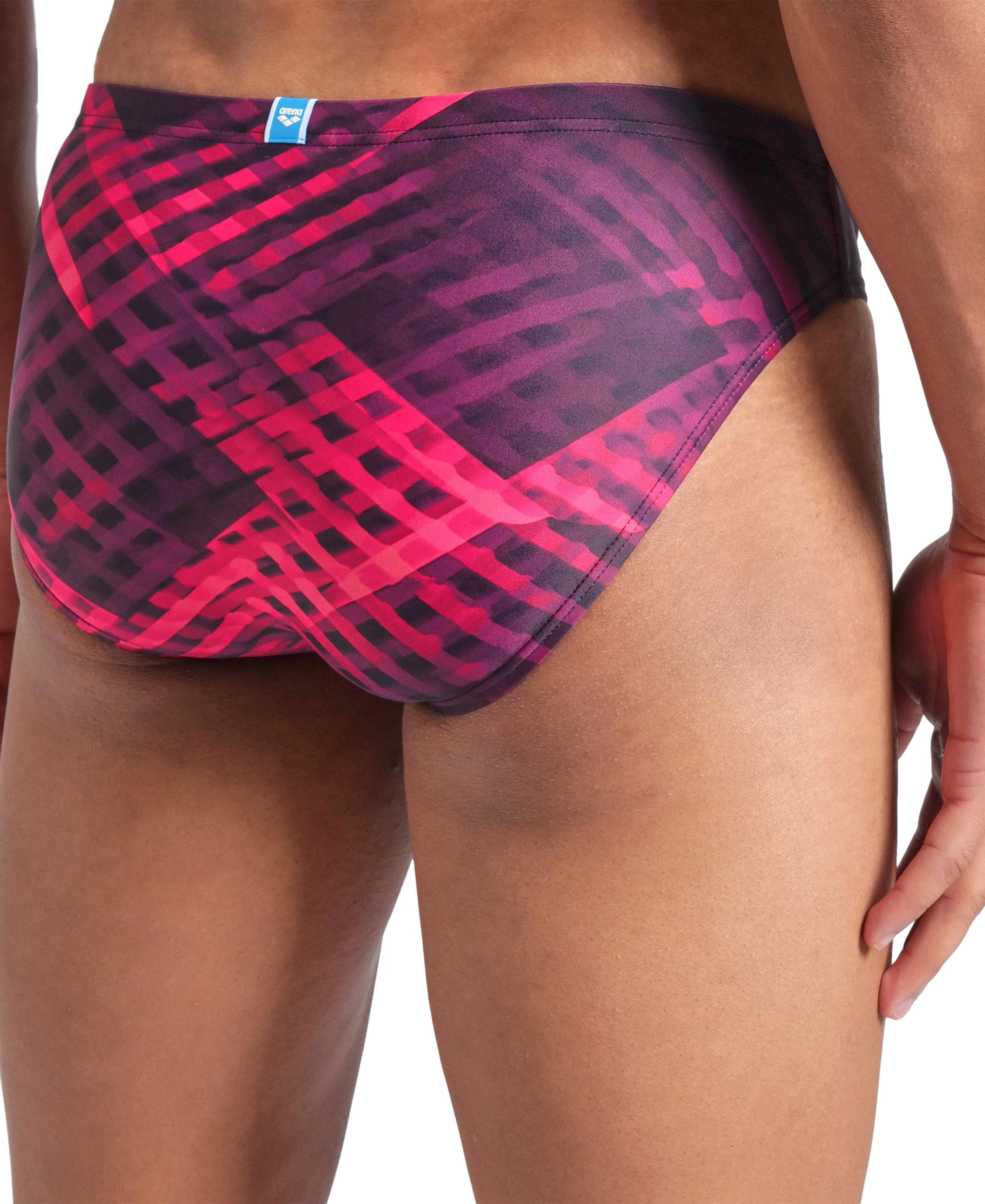 2. Arena - costum inot barbati - slip - Swim Br Allover - Dark Purple I Multi