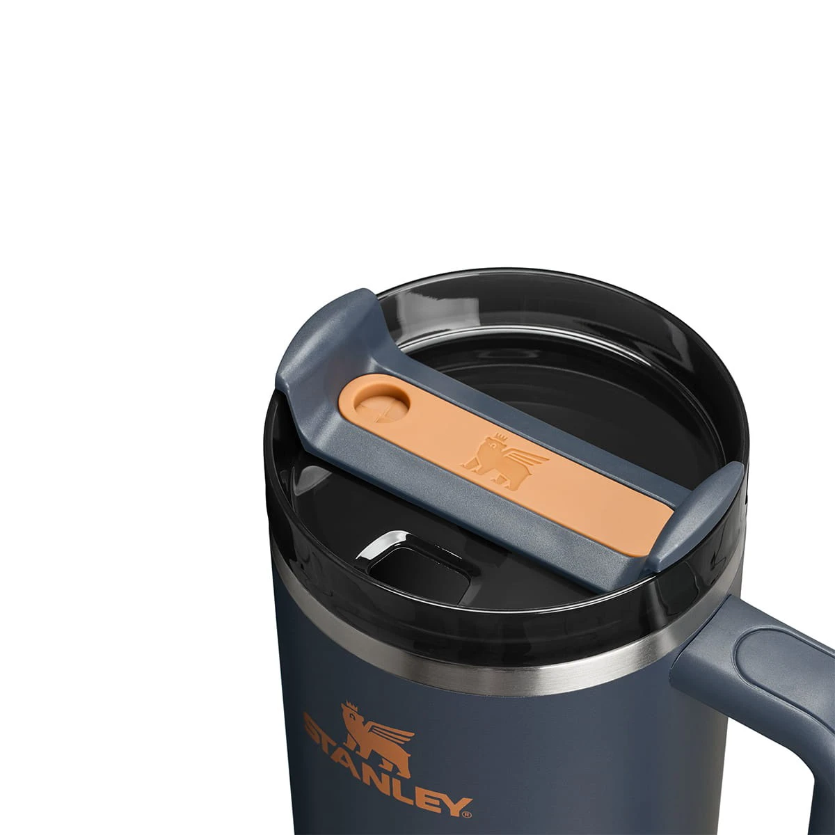 3. Stanley - termos tip sticla cu pai - Quencher H2.0 Tumbler - Albastru Twilight - 1.18L