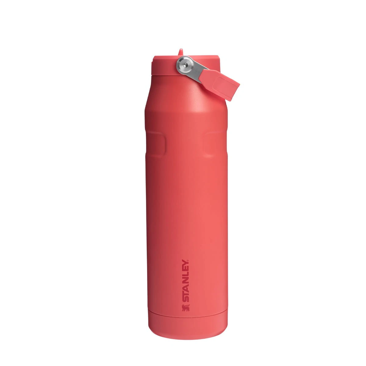 Stanley - termos tip sticla cu pai - Iceflow Flip Straw Lid - coral - 1.06 L - 62112