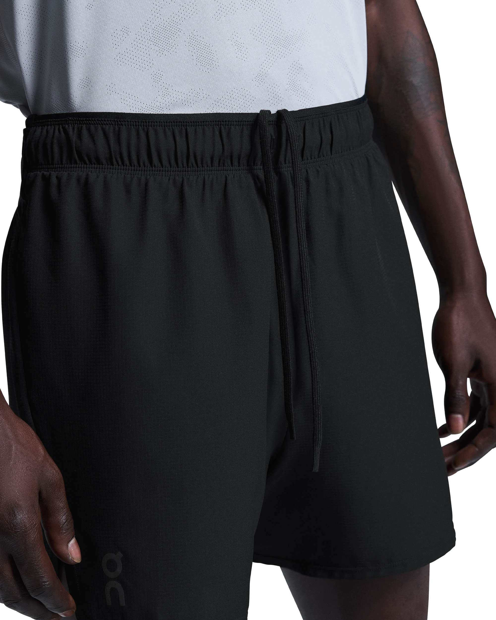 4. On - pantaloni scurti - Trail Shorts - Negru