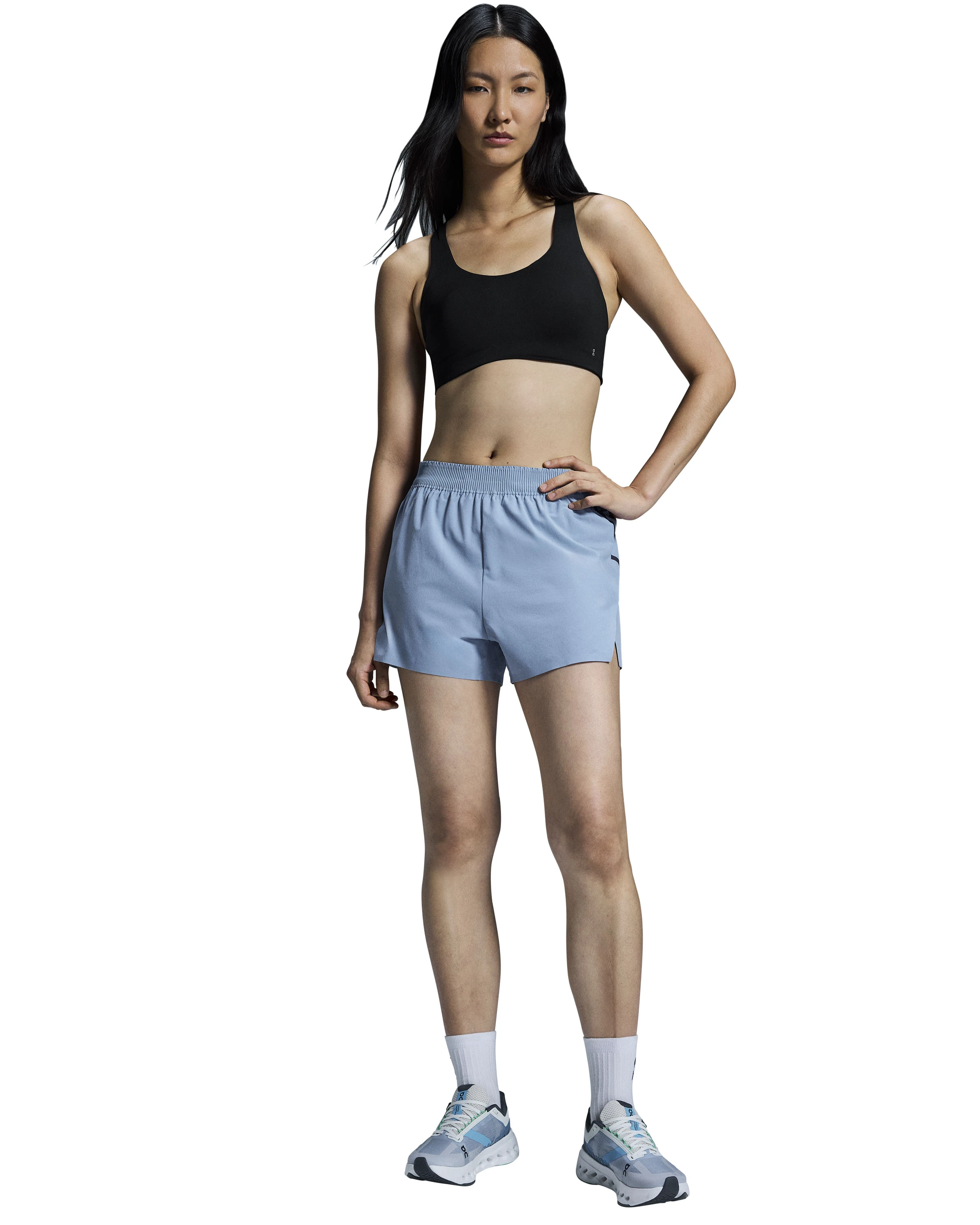 1. On - pantaloni scurti - Train Shorts W - Chambray