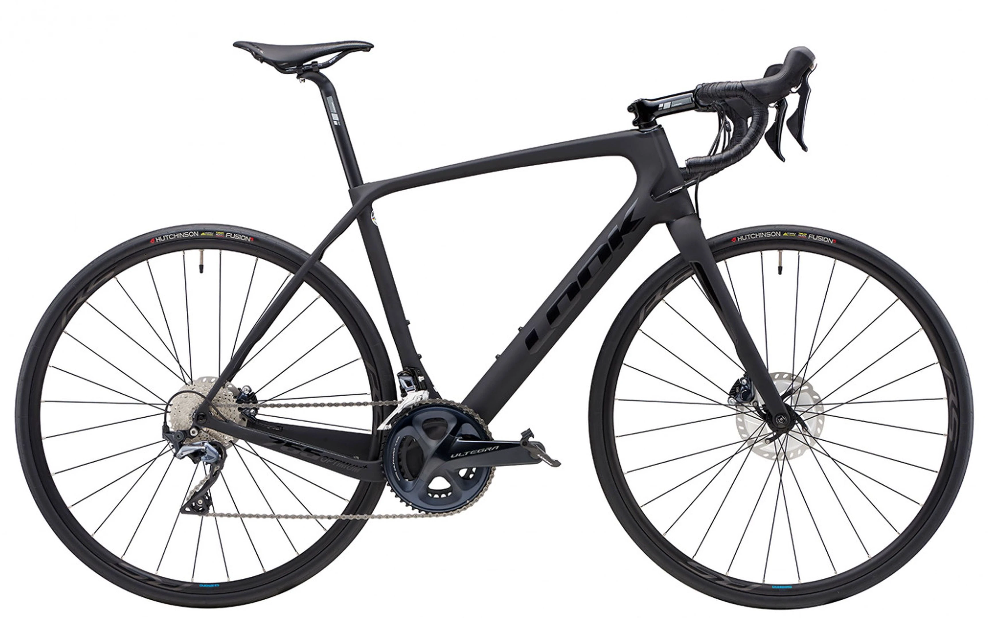 1. Look - bicicleta sosea - 765 Optimum Plus Disc - Black Glossy Mat