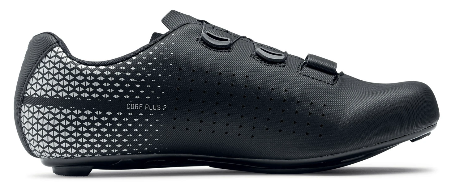 2. Northwave - pantofi ciclism sosea - Core Plus 2 - negru-argintiu