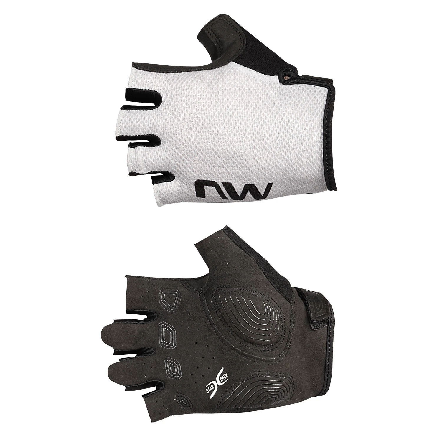 1. Northwave - manusi degete scurte - Active Short Finger Glove - Light Grey