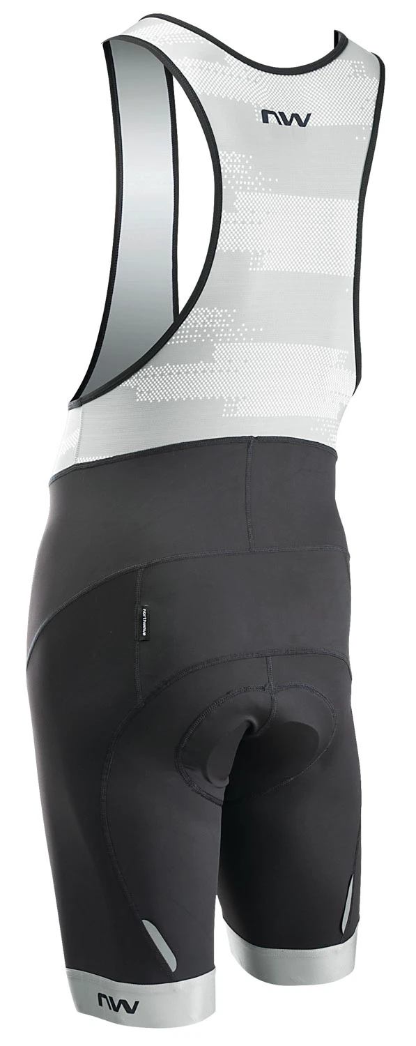 2. Northwave - pantaloni scurti cilism cu bretele - Active EVO Bibshort - Black | Light Grey